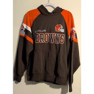 NFL Cleveland Browns Pullover Colorblock Hooded Sweatshirt